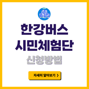 한강버스 체험